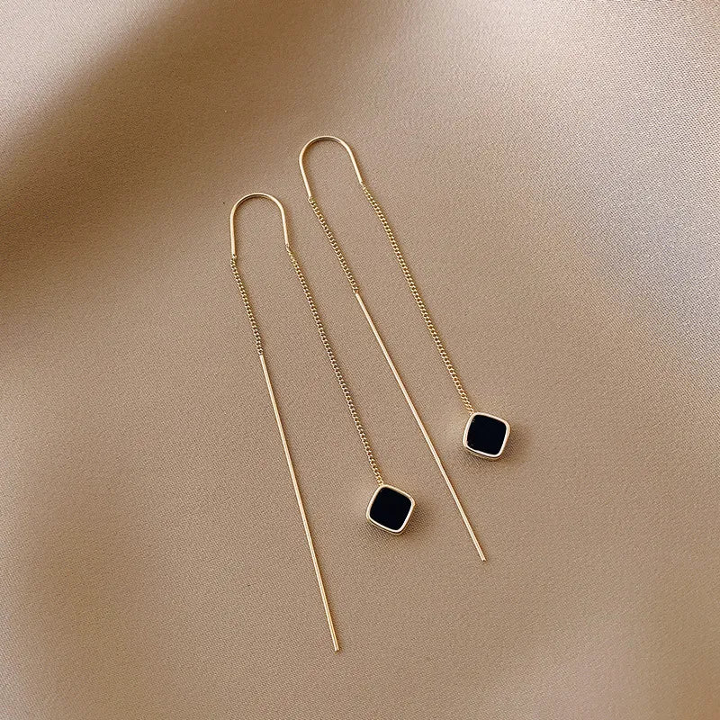 Brincos de Fio Longo Elegantes 