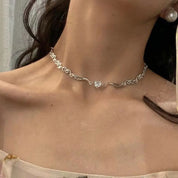 Colar Frances Simples Feminino