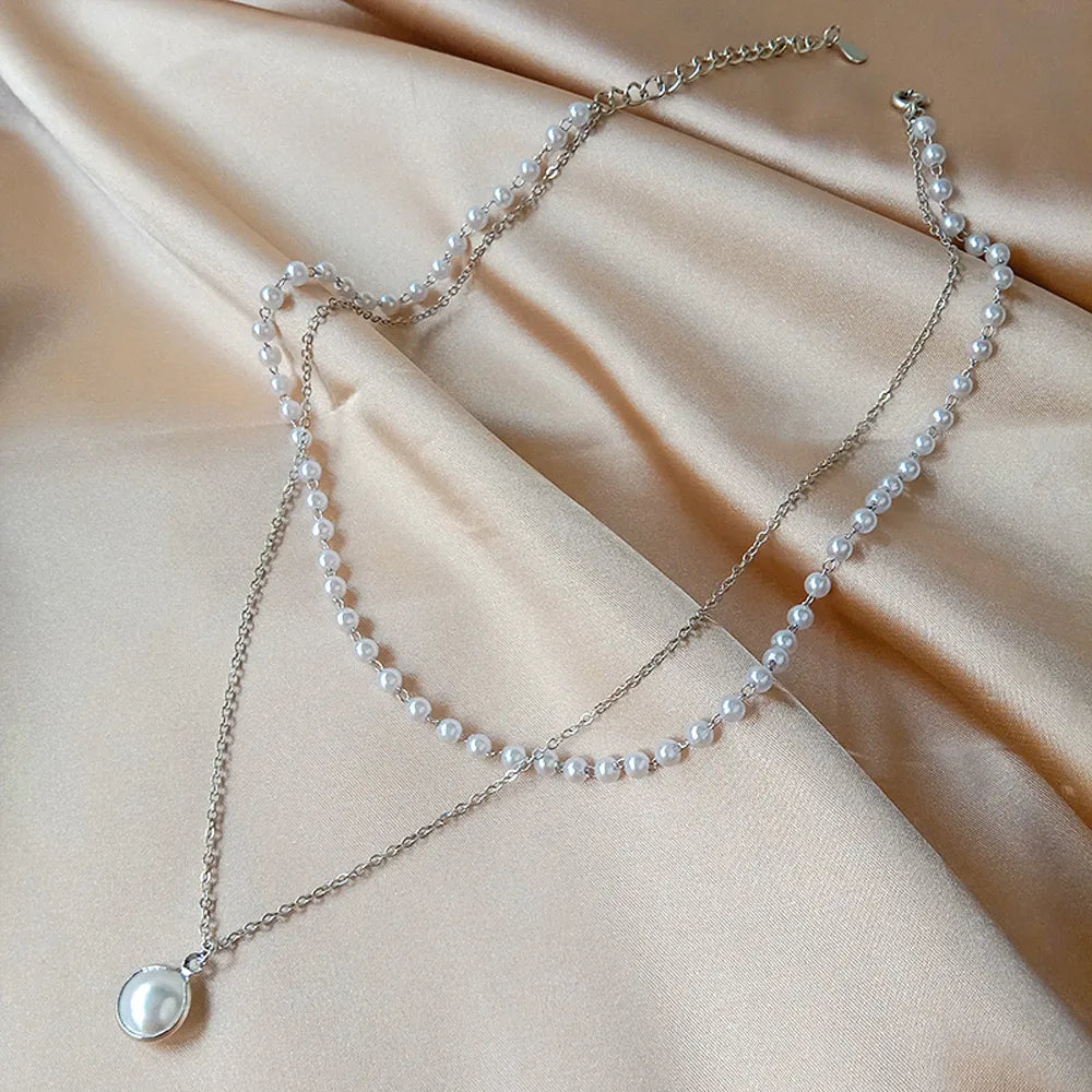 Colar Gargantilha de Perola Feminino