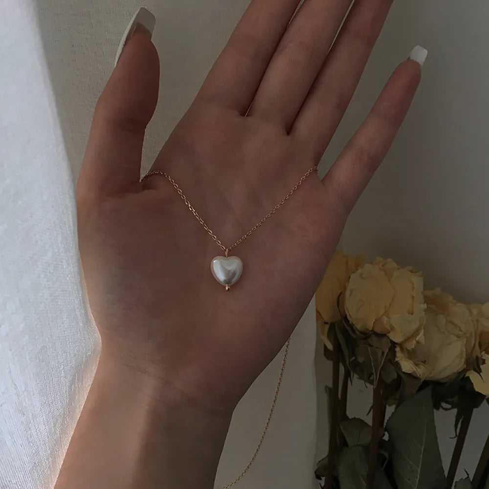 Colar Gargantilha de Perola Feminino
