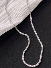 Colar Simples Brilhante Feminino 