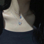 Colar delicado Feminino borboleta