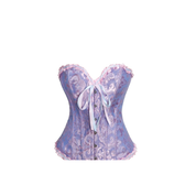 Corset Espartilho Floral Modelador de corpo roxo