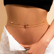 Joias de Cintura Sexy e Minimalista