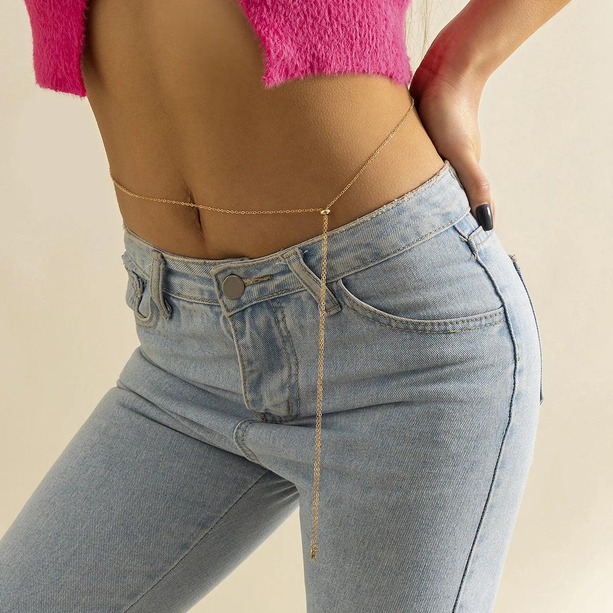 Joias de Cintura Sexy e Minimalista