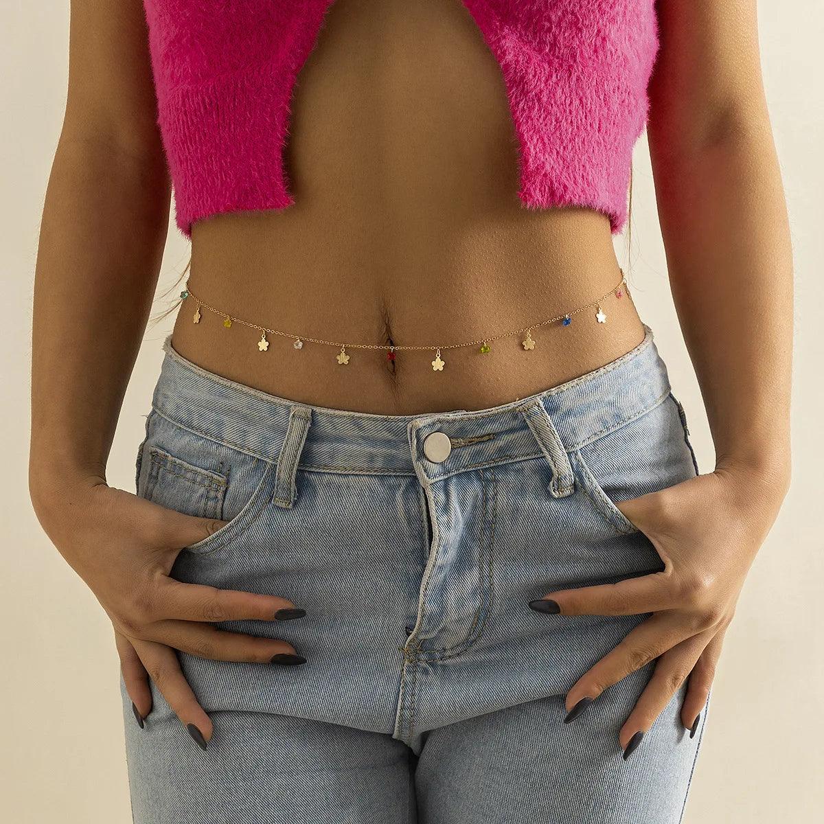 Joias de Cintura Sexy e Minimalista