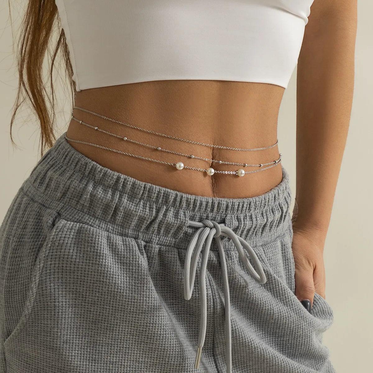 Joias de Cintura Sexy e Minimalista