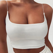 Regata Feminina Bandeau de Verão branco