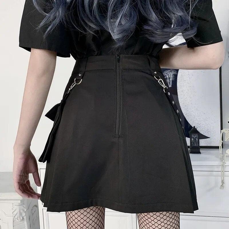 Saia Gothic Feminina preta