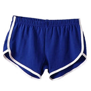 Short Casual Feminino Elástico de Verão azul
