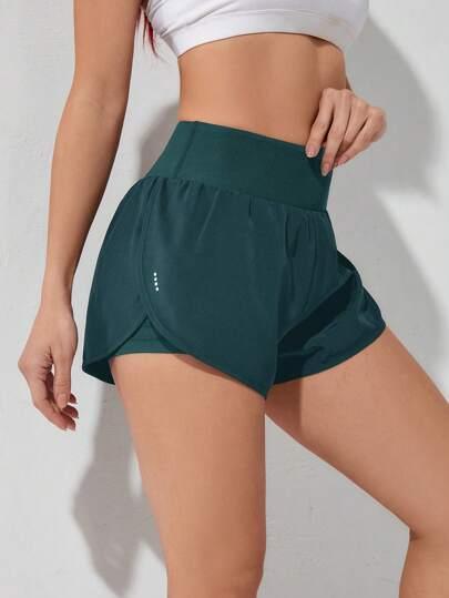 Short Esportivo Feminino de cintura larga elástico
