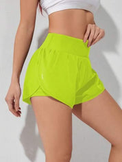 Short Esportivo Feminino de cintura larga elástico 