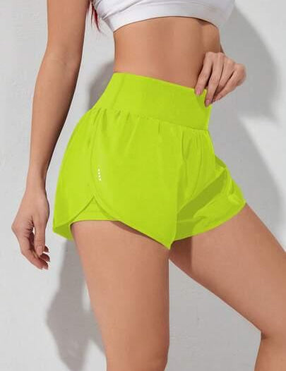 Short Esportivo Feminino de cintura larga elástico 