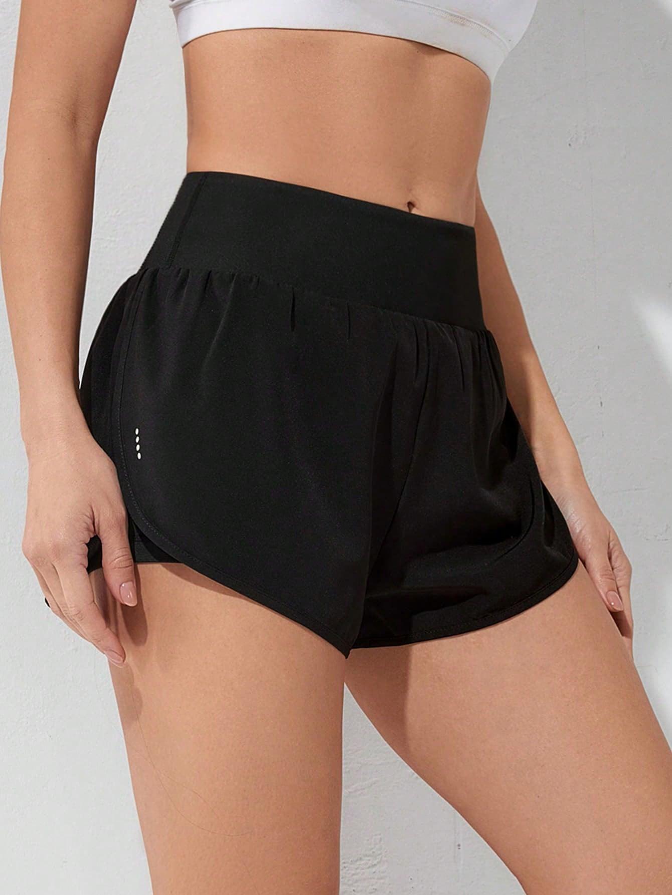 Short Esportivo Feminino de cintura larga elástico 