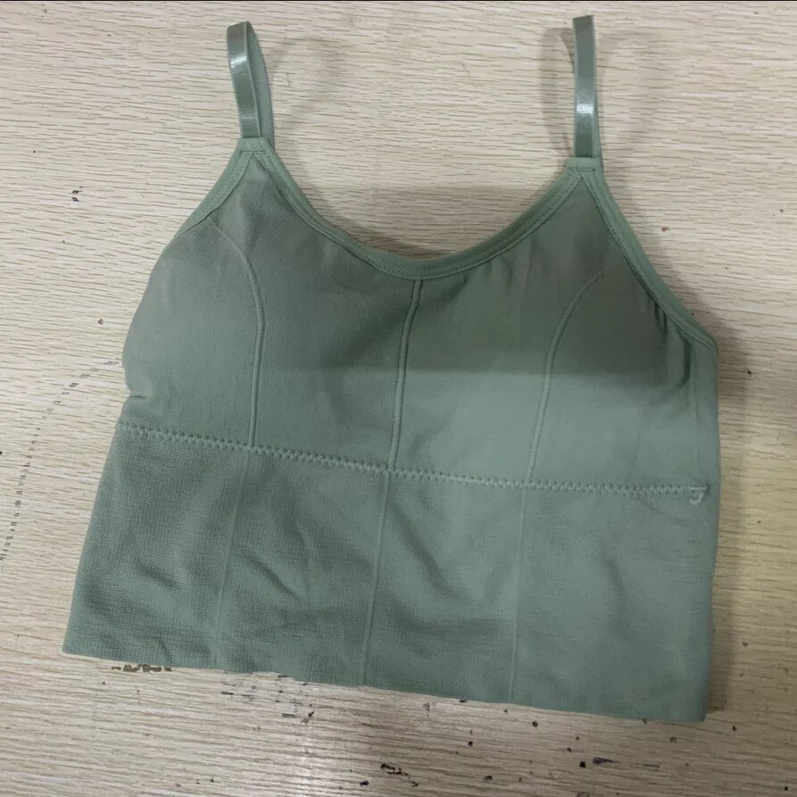 Top Sexy Feminino construído em sutiã azul