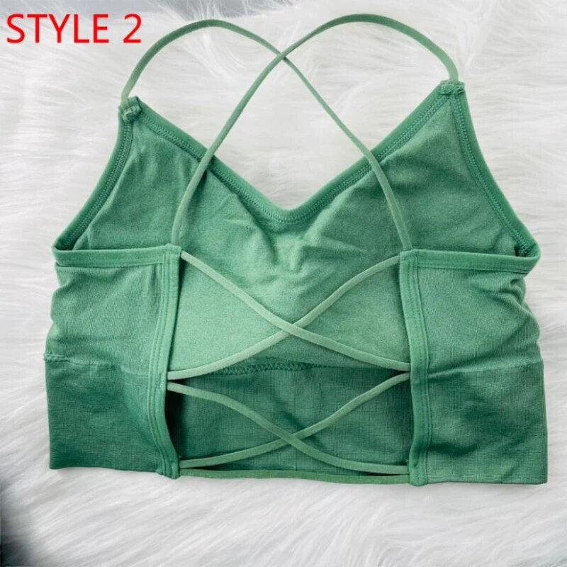 Top Sexy Feminino construído em sutiã verde