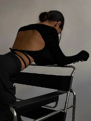 Top Sexy sem costas feminino 02