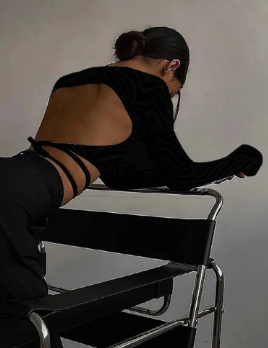 Top Sexy sem costas feminino 02