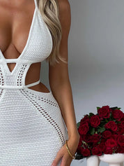 Vestido Verão de Malha curto