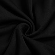 Vestido de Manga Longa preto top e saia