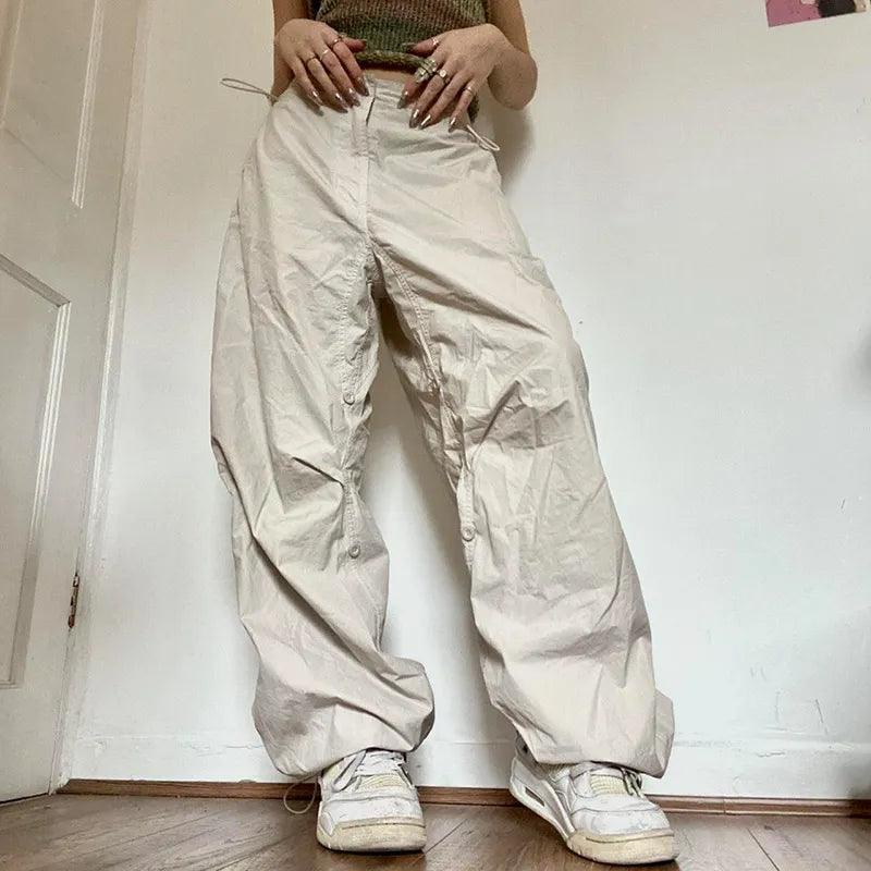 Calça Cargo Oversize Moletom Unissex
