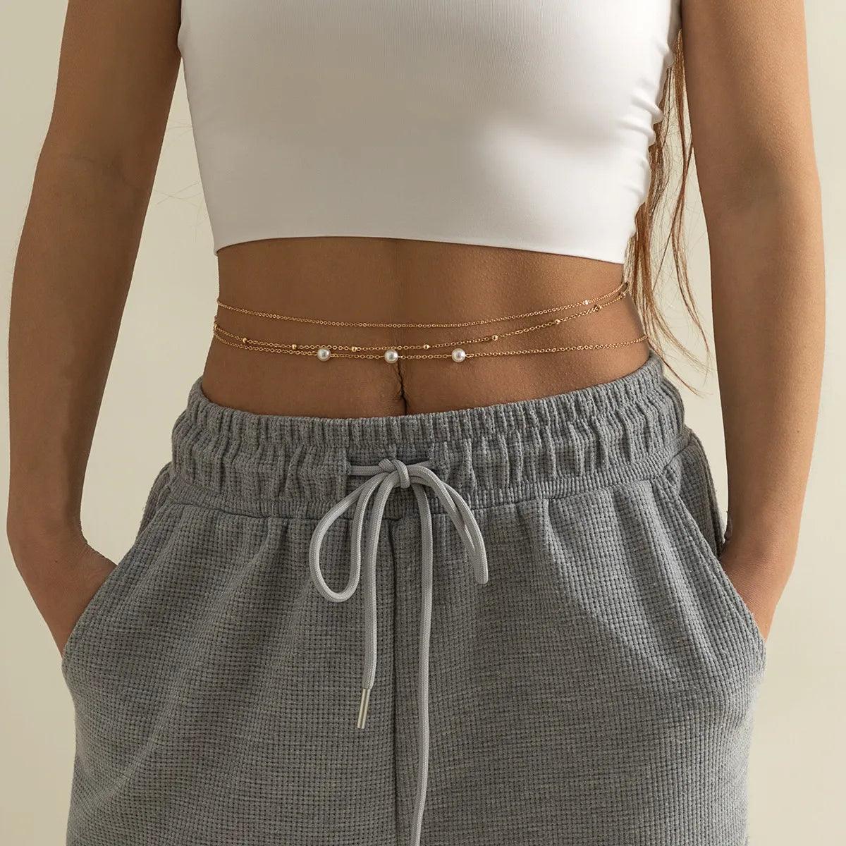Joias de Cintura Sexy e Minimalista